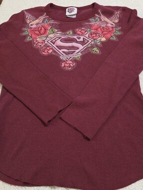 SUPERGIRL THERMAL LONG SLEEVED SHIRT